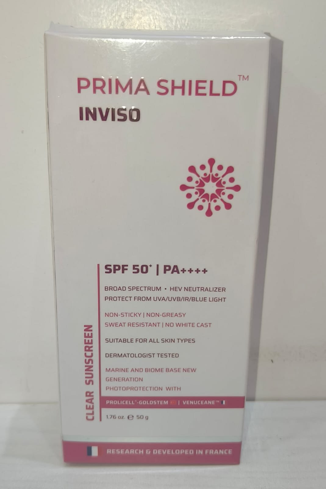 PRIMA SHIELD INVISO SPF50 50g